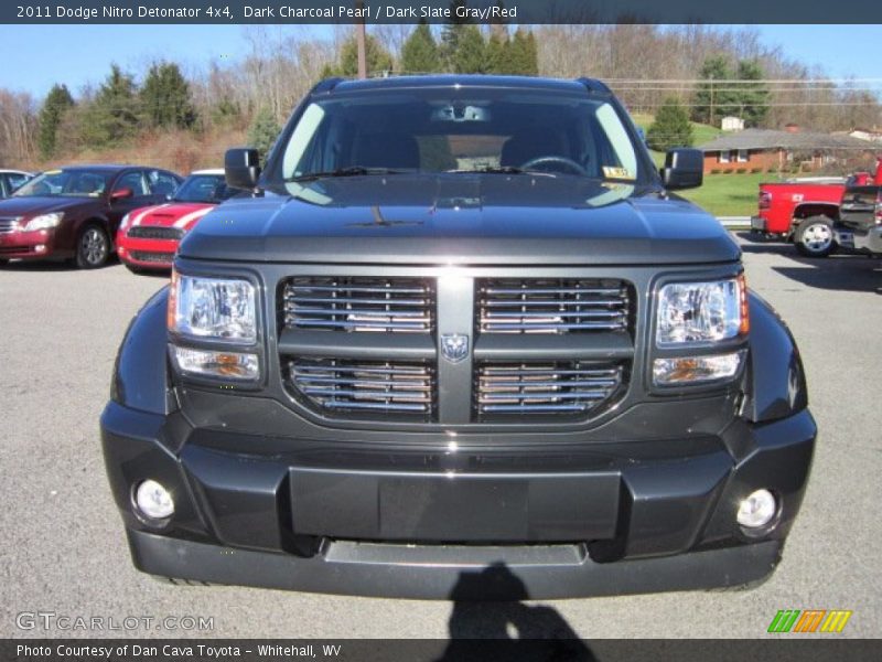 Dark Charcoal Pearl / Dark Slate Gray/Red 2011 Dodge Nitro Detonator 4x4