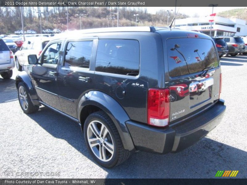 Dark Charcoal Pearl / Dark Slate Gray/Red 2011 Dodge Nitro Detonator 4x4