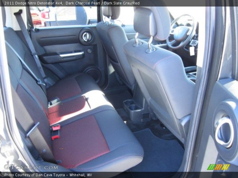  2011 Nitro Detonator 4x4 Dark Slate Gray/Red Interior