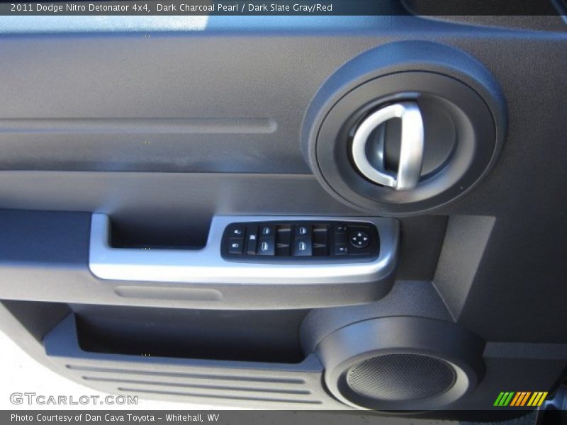 Dark Charcoal Pearl / Dark Slate Gray/Red 2011 Dodge Nitro Detonator 4x4
