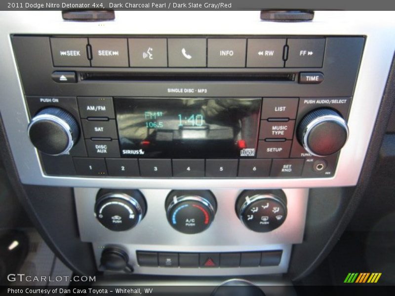 Audio System of 2011 Nitro Detonator 4x4