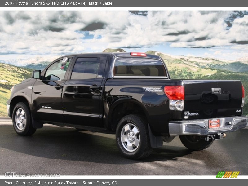 Black / Beige 2007 Toyota Tundra SR5 TRD CrewMax 4x4