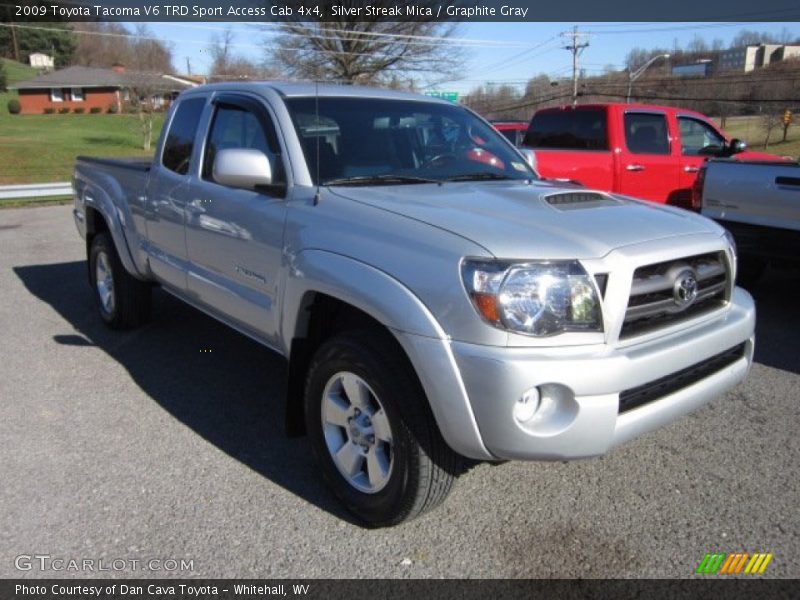 Silver Streak Mica / Graphite Gray 2009 Toyota Tacoma V6 TRD Sport Access Cab 4x4