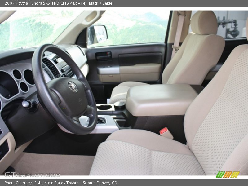 Black / Beige 2007 Toyota Tundra SR5 TRD CrewMax 4x4