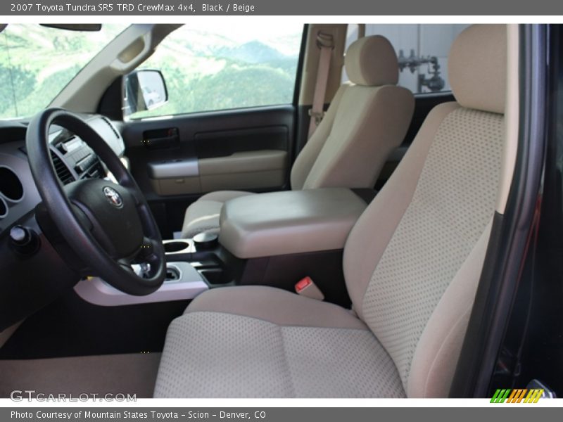 Black / Beige 2007 Toyota Tundra SR5 TRD CrewMax 4x4