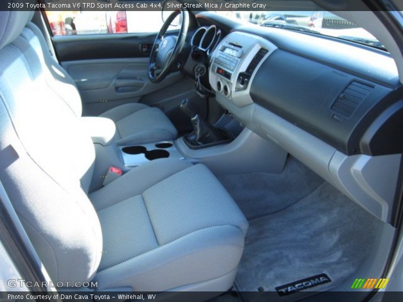 2009 Tacoma V6 TRD Sport Access Cab 4x4 Graphite Gray Interior
