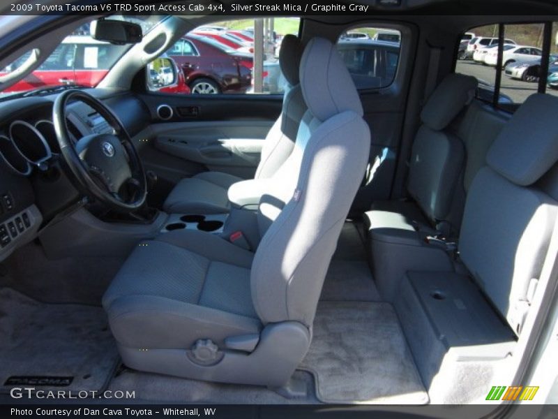 2009 Tacoma V6 TRD Sport Access Cab 4x4 Graphite Gray Interior