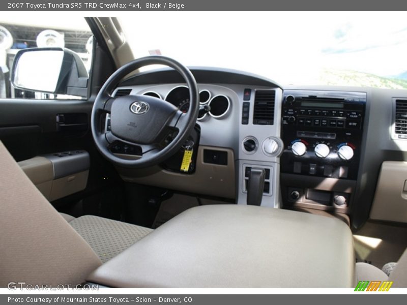 Black / Beige 2007 Toyota Tundra SR5 TRD CrewMax 4x4