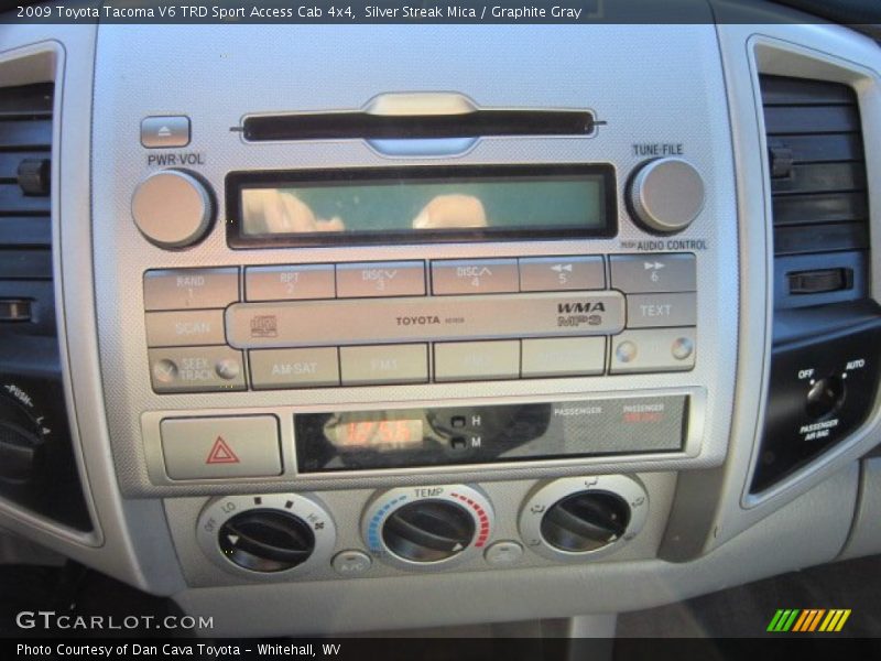 Silver Streak Mica / Graphite Gray 2009 Toyota Tacoma V6 TRD Sport Access Cab 4x4