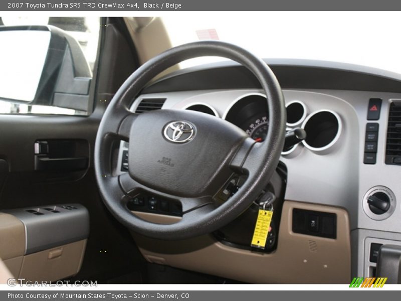 Black / Beige 2007 Toyota Tundra SR5 TRD CrewMax 4x4