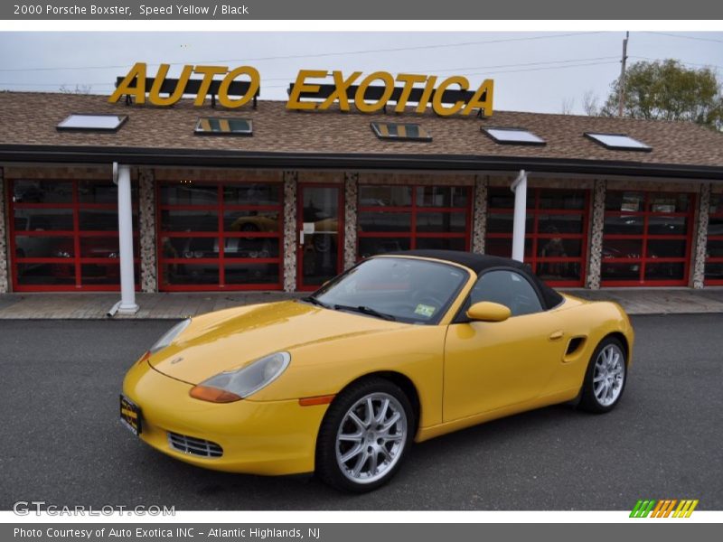 Speed Yellow / Black 2000 Porsche Boxster