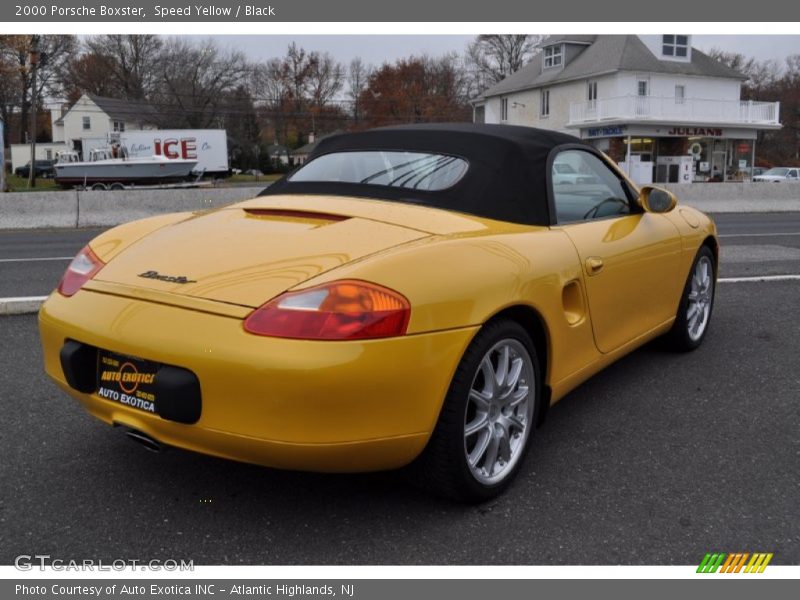 Speed Yellow / Black 2000 Porsche Boxster