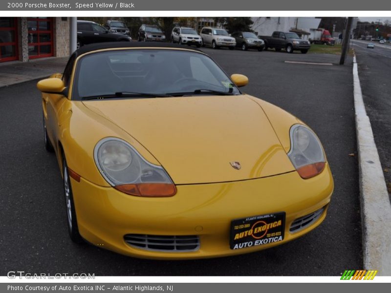 Speed Yellow / Black 2000 Porsche Boxster