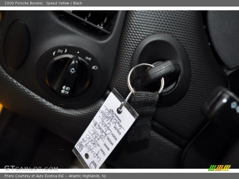 Speed Yellow / Black 2000 Porsche Boxster