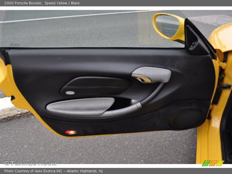 Speed Yellow / Black 2000 Porsche Boxster