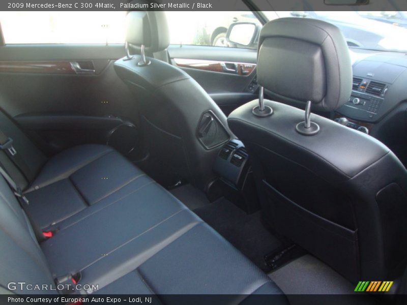 Palladium Silver Metallic / Black 2009 Mercedes-Benz C 300 4Matic