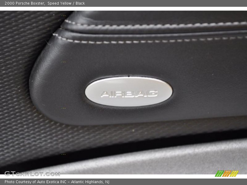 Speed Yellow / Black 2000 Porsche Boxster