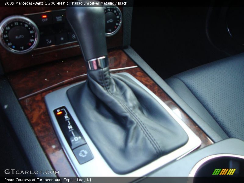 Palladium Silver Metallic / Black 2009 Mercedes-Benz C 300 4Matic