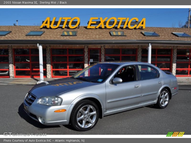 Sterling Mist / Black 2003 Nissan Maxima SE