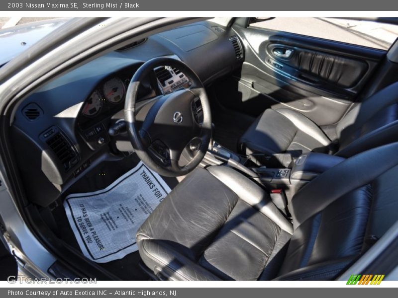 Sterling Mist / Black 2003 Nissan Maxima SE