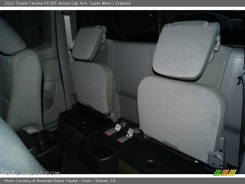 Super White / Graphite 2012 Toyota Tacoma V6 SR5 Access Cab 4x4