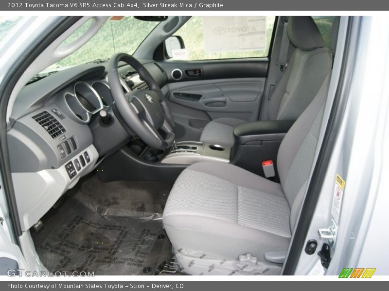  2012 Tacoma V6 SR5 Access Cab 4x4 Graphite Interior