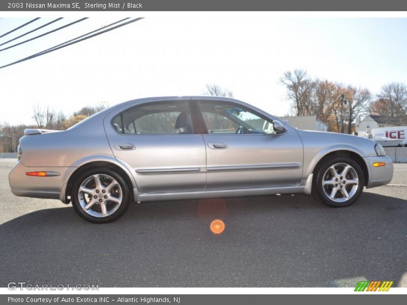 Sterling Mist / Black 2003 Nissan Maxima SE
