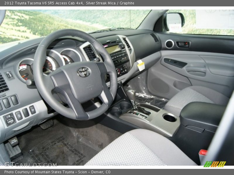  2012 Tacoma V6 SR5 Access Cab 4x4 Graphite Interior