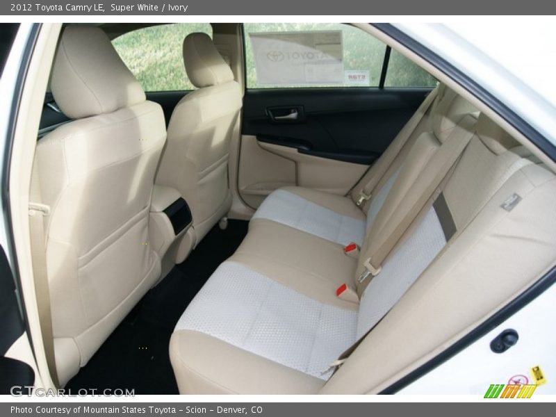 Super White / Ivory 2012 Toyota Camry LE