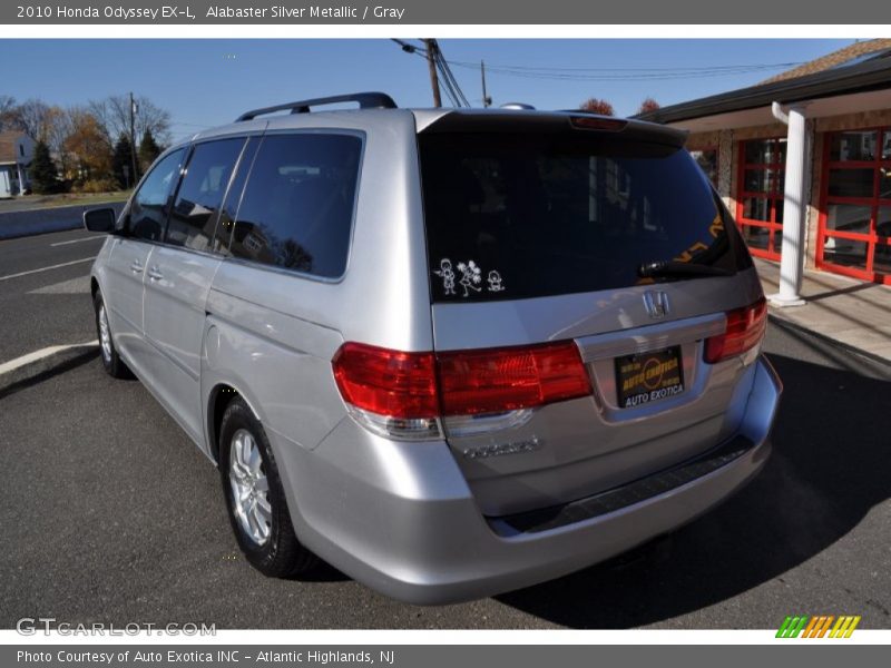 Alabaster Silver Metallic / Gray 2010 Honda Odyssey EX-L