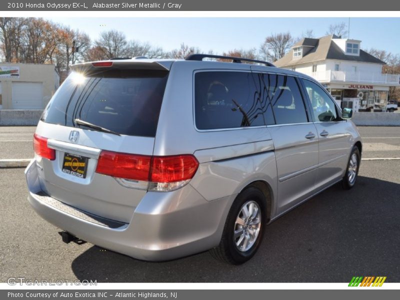 Alabaster Silver Metallic / Gray 2010 Honda Odyssey EX-L