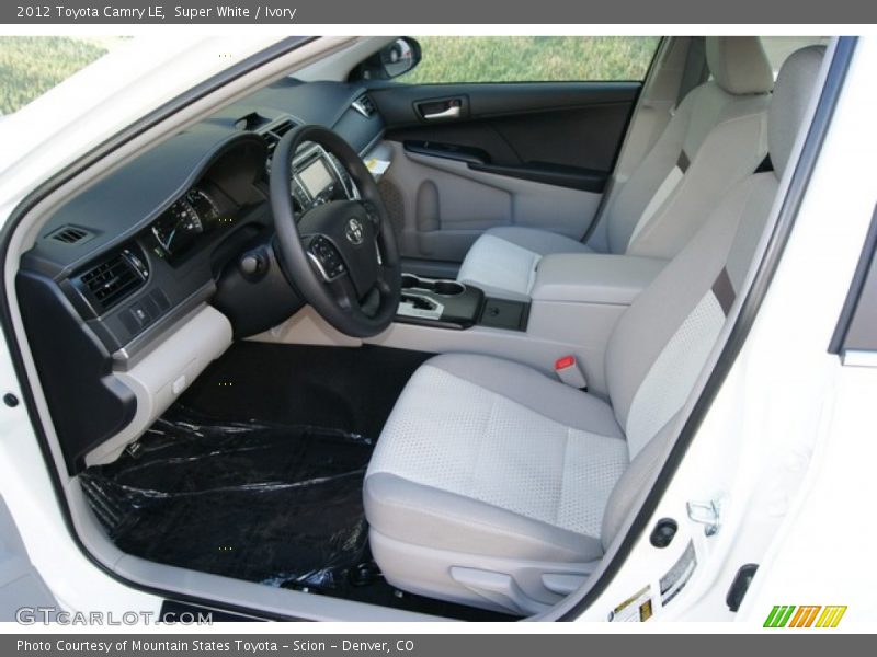 Super White / Ivory 2012 Toyota Camry LE