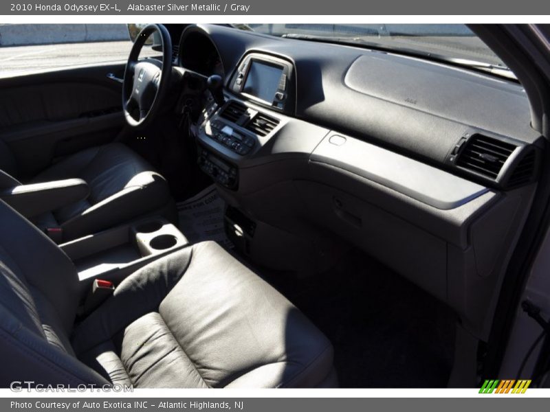 Alabaster Silver Metallic / Gray 2010 Honda Odyssey EX-L