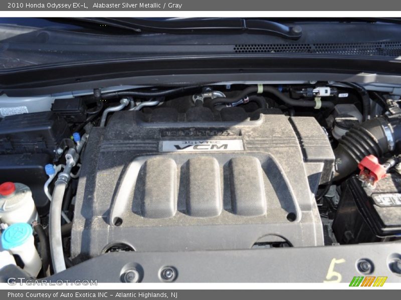 Alabaster Silver Metallic / Gray 2010 Honda Odyssey EX-L