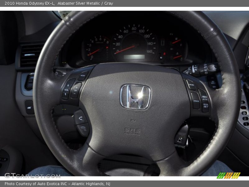 Alabaster Silver Metallic / Gray 2010 Honda Odyssey EX-L