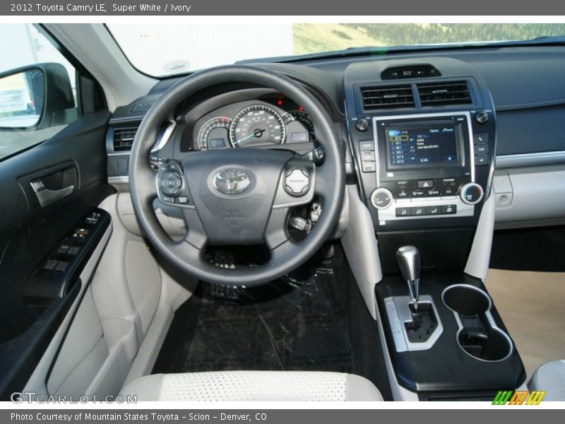 Super White / Ivory 2012 Toyota Camry LE