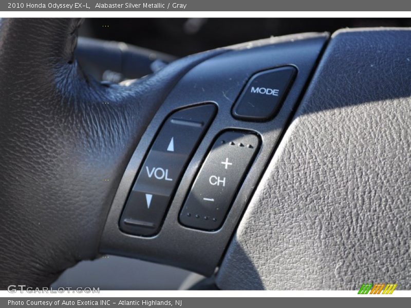 Alabaster Silver Metallic / Gray 2010 Honda Odyssey EX-L