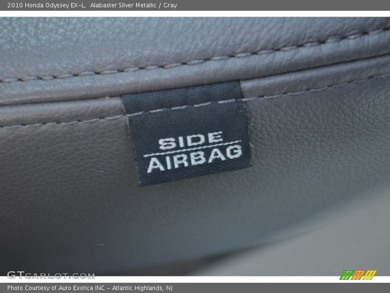 Alabaster Silver Metallic / Gray 2010 Honda Odyssey EX-L