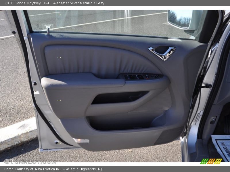 Alabaster Silver Metallic / Gray 2010 Honda Odyssey EX-L