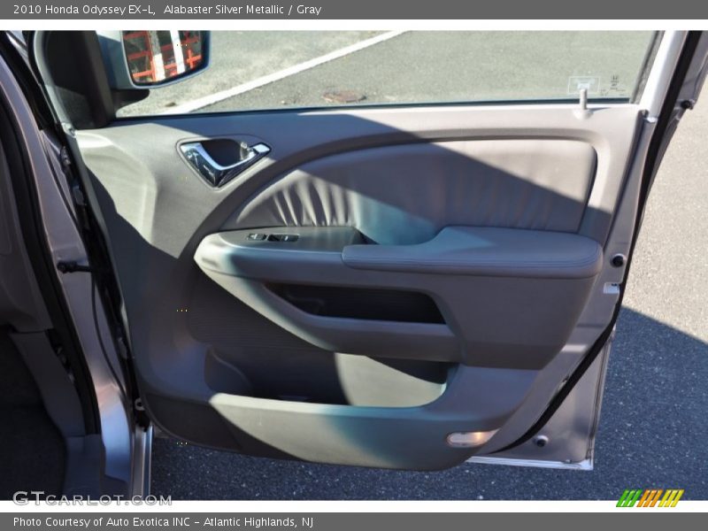 Alabaster Silver Metallic / Gray 2010 Honda Odyssey EX-L
