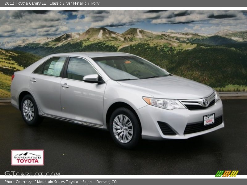 Classic Silver Metallic / Ivory 2012 Toyota Camry LE