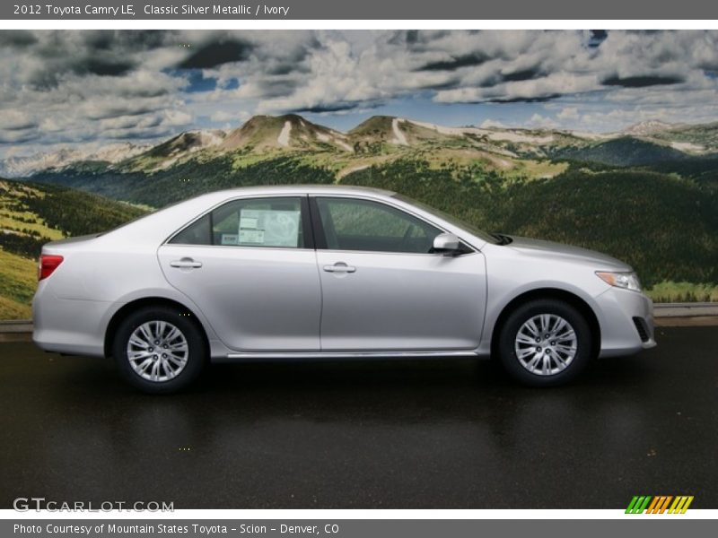 Classic Silver Metallic / Ivory 2012 Toyota Camry LE