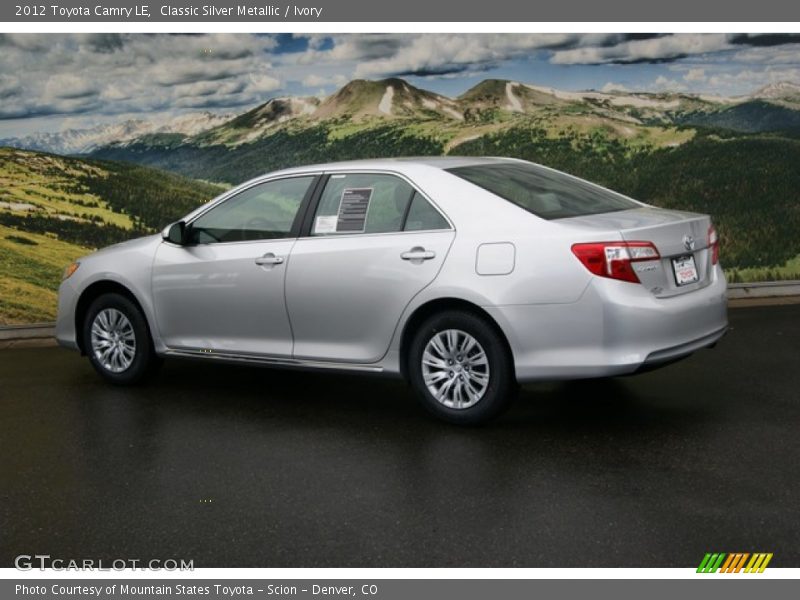 Classic Silver Metallic / Ivory 2012 Toyota Camry LE