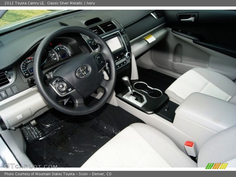 Classic Silver Metallic / Ivory 2012 Toyota Camry LE