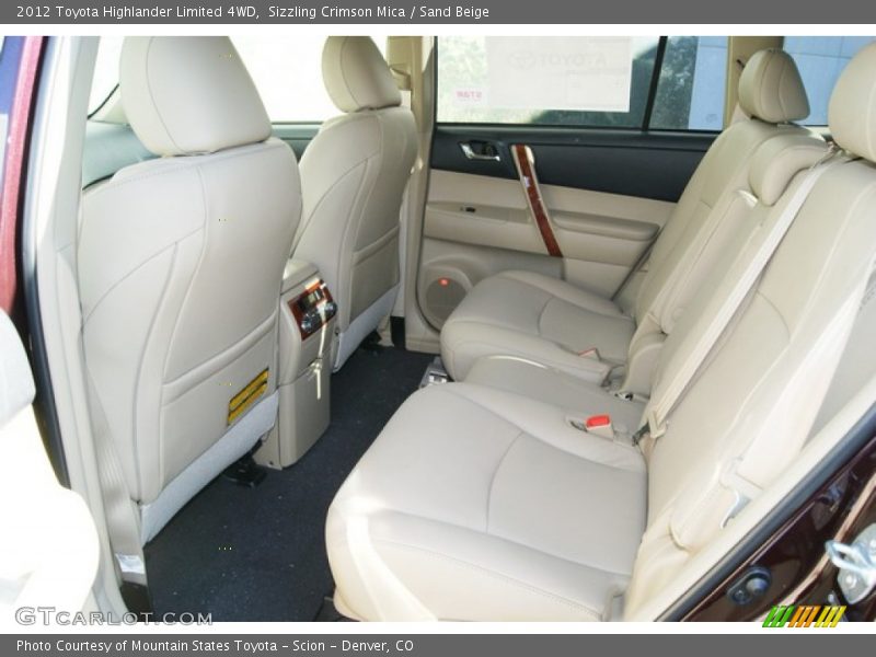 Sizzling Crimson Mica / Sand Beige 2012 Toyota Highlander Limited 4WD