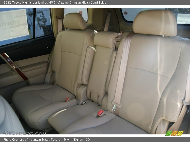 Sizzling Crimson Mica / Sand Beige 2012 Toyota Highlander Limited 4WD