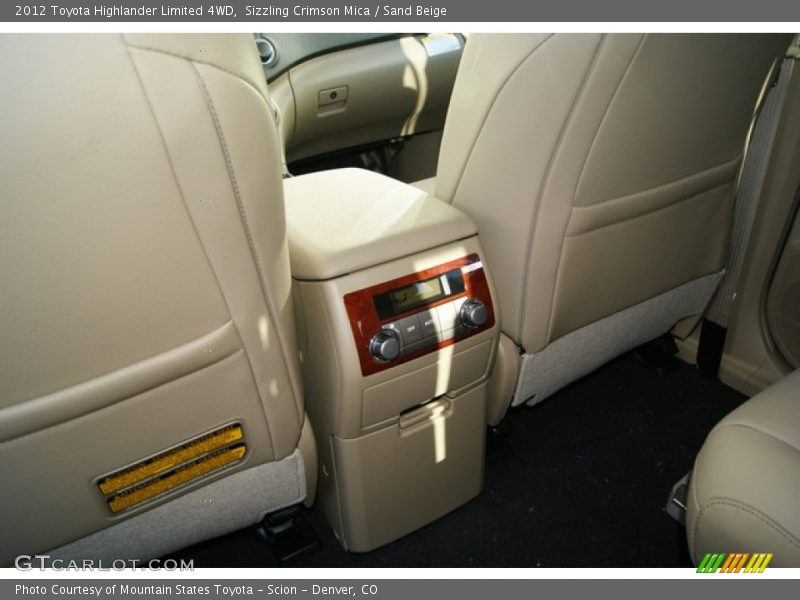 Sizzling Crimson Mica / Sand Beige 2012 Toyota Highlander Limited 4WD