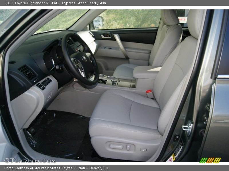 Cypress Green Pearl / Ash 2012 Toyota Highlander SE 4WD