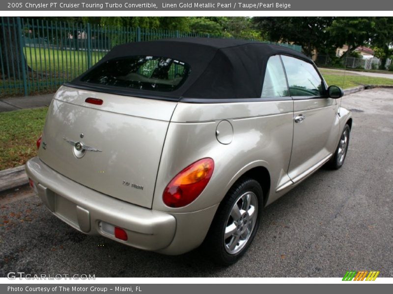 Linen Gold Metallic Pearl / Taupe/Pearl Beige 2005 Chrysler PT Cruiser Touring Turbo Convertible