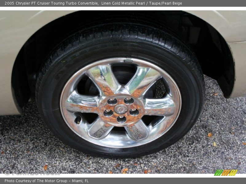 Linen Gold Metallic Pearl / Taupe/Pearl Beige 2005 Chrysler PT Cruiser Touring Turbo Convertible